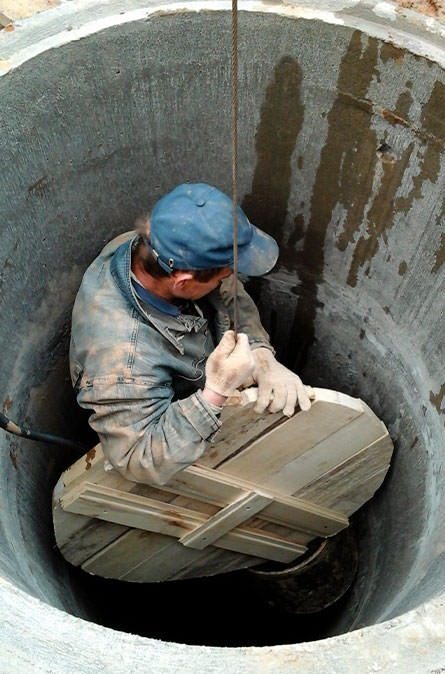 Как мы выполняем чистку колодца в Егорьевском районе