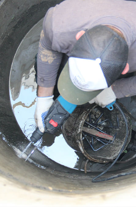 Как мы выполняем ремонт колодцев в Егорьевском районе